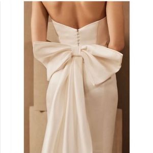 LAST CHANCE! Amsale Willow Bow Dress - Perfect LWD! No longer sold